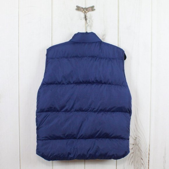 L.L. Bean Jackets & Coats Ll Bean Blue Reversible Goose Down Full